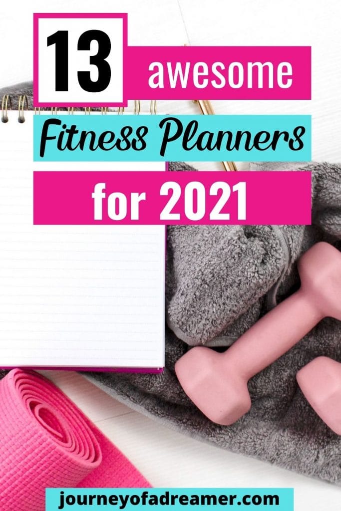 best fitness planners for 2021 pinterst image