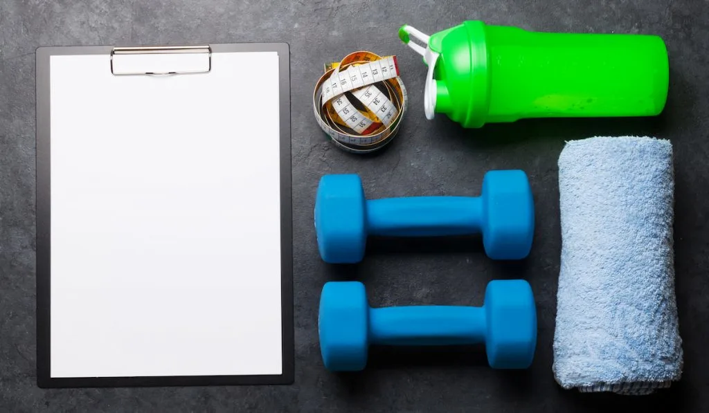 Fitness equipment and blank sheet for workout